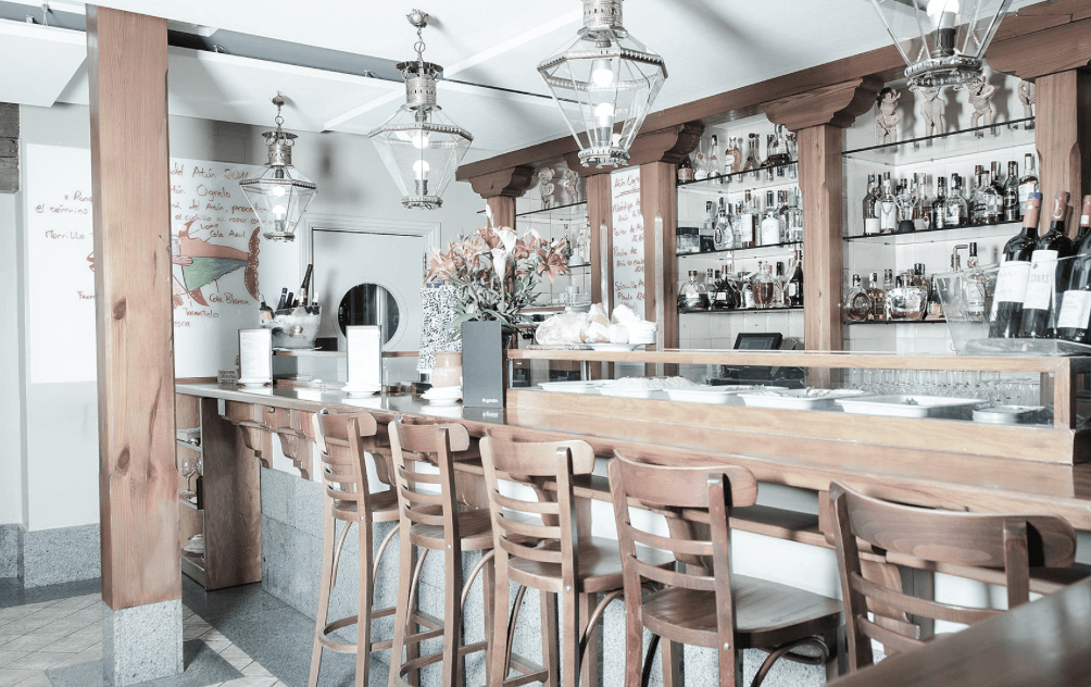 Bar gallego O'Grelo situado cerca del Retiro en Madrid para comer marisco en forma de tapa