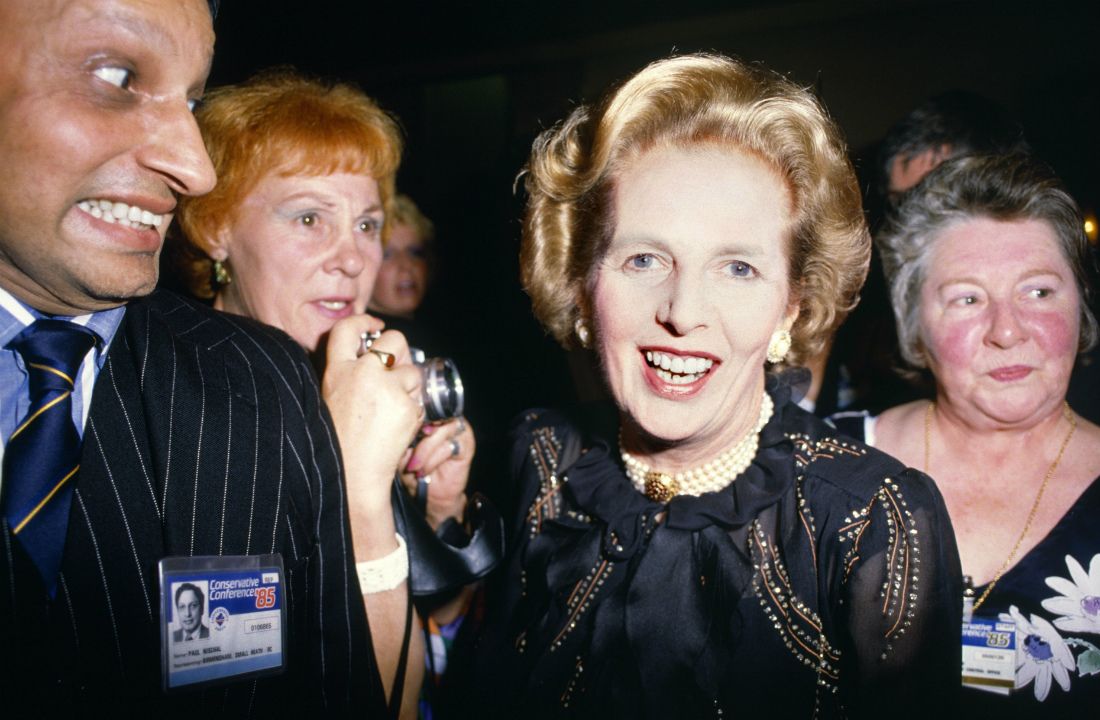 Margaret Thatcher en una de las instantáneas de Transiciones