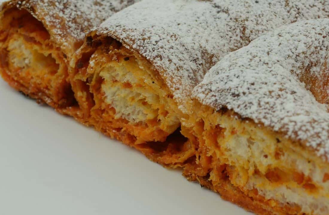 Detalle de la ensaimada de Formentor