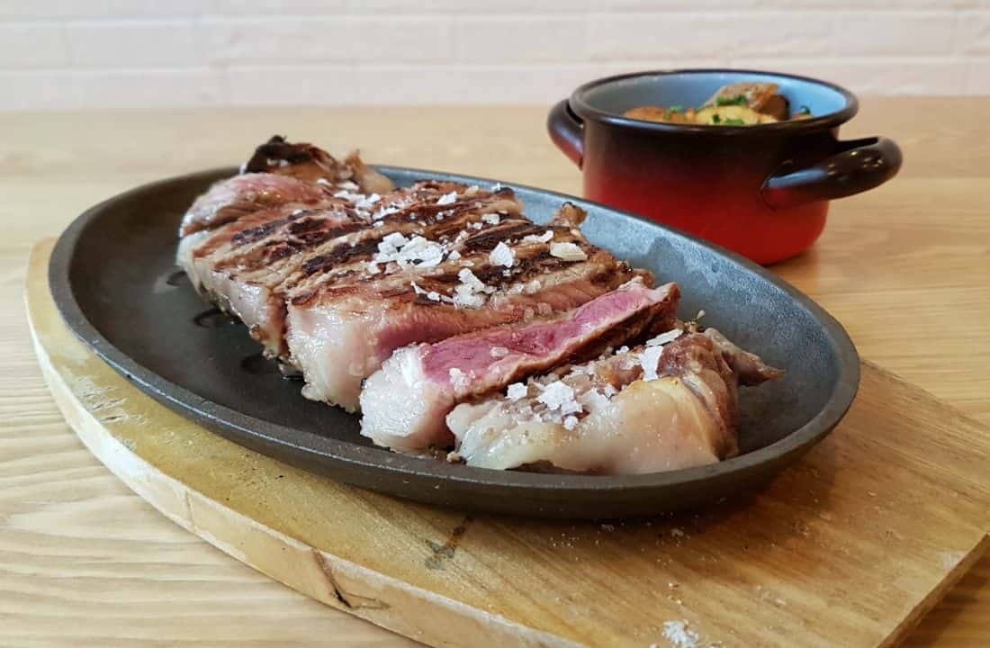 Entrecot de carne de pasto