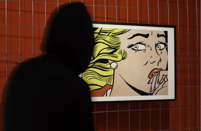 Una de las obras maestras que se muestra en 'Roy Lichtenstein: Posters'