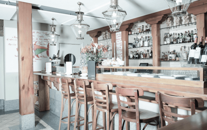 Bar gallego O'Grelo situado cerca del Retiro en Madrid para comer marisco en forma de tapa