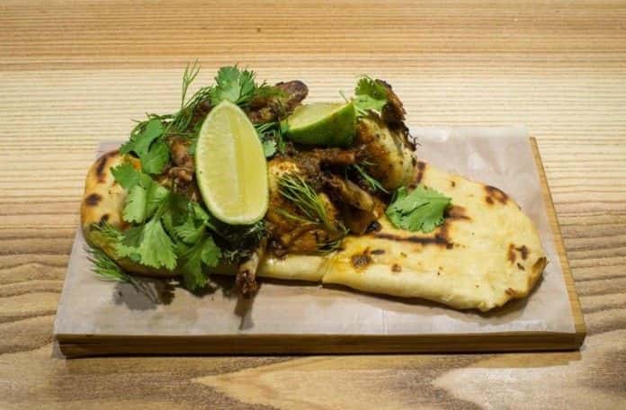 Codornices con Chimy-Curry