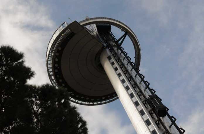 Perspectiva del Faro de Moncloa. Foto: Madrid.es