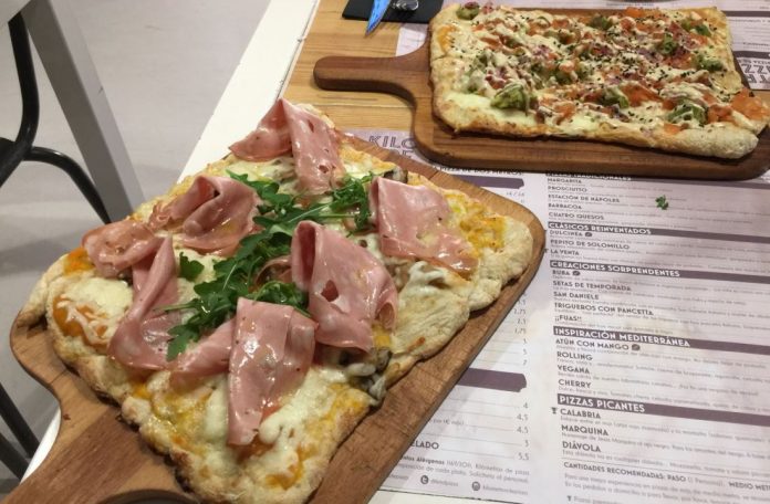 Kilómetros de Pizza