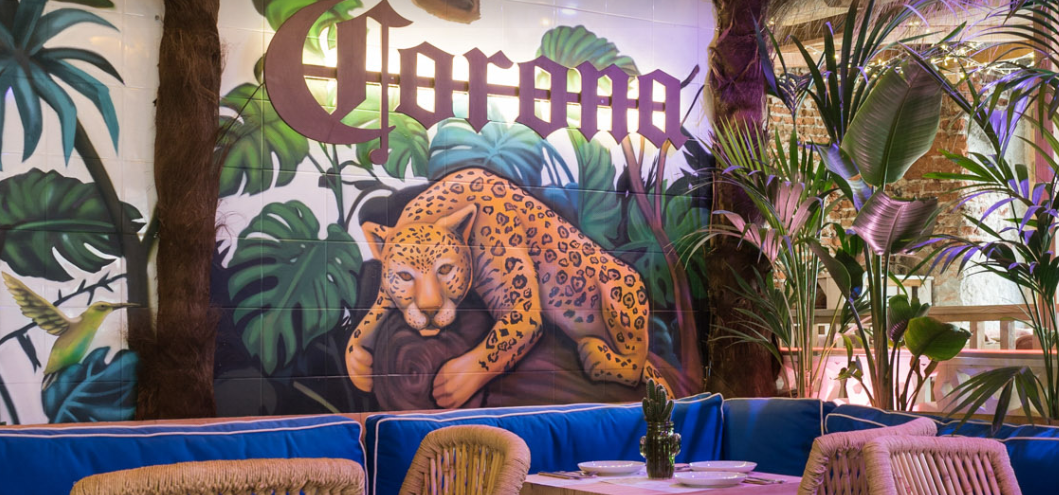Decoración restaurante mexicano Gracias Padre